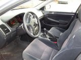 2005 Honda Accord LX Sedan Black Interior