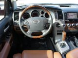 2010 Toyota Tundra Limited CrewMax Red Rock Interior