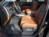 2010 Toyota Tundra Limited CrewMax Red Rock Interior