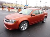 Sunburst Orange Pearl Dodge Avenger in 2008