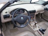 2001 BMW Z3 2.5i Roadster Beige Interior