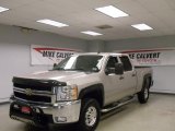 2008 Silver Birch Metallic Chevrolet Silverado 2500HD LT Crew Cab #43441458