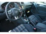 2011 Volkswagen GTI 4 Door Interlagos Plaid Cloth Interior