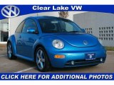 2004 Mailbu Blue Metallic Volkswagen New Beetle Satellite Blue Edition Coupe #43441621