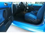 2004 Volkswagen New Beetle Satellite Blue Edition Coupe Black/Blue Interior