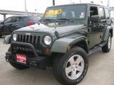 2009 Jeep Green Metallic Jeep Wrangler Unlimited Sahara 4x4 #43441622