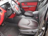 2010 Kia Soul Sport Red/Black Sport Leather Interior