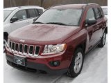 2011 Deep Cherry Red Crystal Pearl Jeep Compass 2.4 Latitude 4x4 #43556708