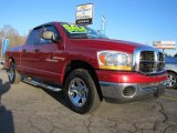 2006 Inferno Red Crystal Pearl Dodge Ram 1500 SLT Quad Cab #43556336