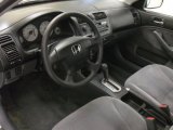 2002 Honda Civic LX Sedan Gray Interior