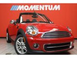 2011 Chili Red Mini Cooper Convertible #43556510