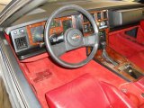 1985 Chevrolet Corvette Coupe Carmine Red Interior