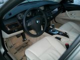 2008 BMW 5 Series 535xi Sports Wagon Beige Interior