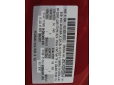 2005 MX-5 Miata Color Code for Classic Red - Color Code: 27A