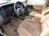 1997 Jeep Grand Cherokee Laredo 4x4 Camel Interior