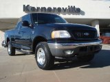 2000 Black Ford F150 XLT Extended Cab 4x4 #43647595