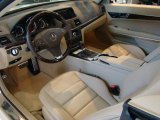 2010 Mercedes-Benz E 550 Coupe Almond Beige Interior