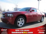 2010 Inferno Red Crystal Pearl Dodge Charger SE #43647198