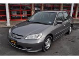 2005 Magnesium Metallic Honda Civic Hybrid Sedan #43647924