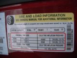 2005 Ford Freestar Limited Info Tag