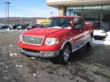 2004 Bright Red Ford F150 XLT SuperCab 4x4 #4364797