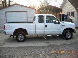 2001 Oxford White Ford F250 Super Duty XLT SuperCab 4x4 #43724155