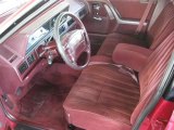 1994 Oldsmobile Cutlass Ciera S Garnet Red Interior