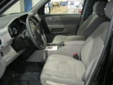 2009 Honda Pilot LX 4WD Gray Interior