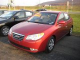 2008 Apple Red Pearl Hyundai Elantra GLS Sedan #4364697