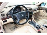 2000 BMW 7 Series 740iL Sedan Sand Interior