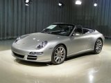 2007 Arctic Silver Metallic Porsche 911 Carrera 4S Cabriolet #43505