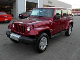2011 Deep Cherry Red Jeep Wrangler Unlimited Sahara 4x4 #43782024