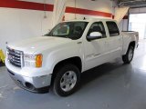 2011 Summit White GMC Sierra 1500 SLT Crew Cab 4x4 #43780859