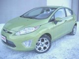 2011 Lime Squeeze Metallic Ford Fiesta SES Hatchback #43780941