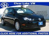 2011 Black Volkswagen Golf 4 Door #43782581