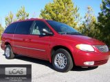 2002 Inferno Red Tinted Pearlcoat Chrysler Town & Country Limited #43881174