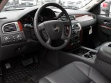 2011 Chevrolet Silverado 3500HD LTZ Crew Cab 4x4 Dually Ebony Interior