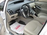 2011 Toyota Prius Hybrid III Bisque Interior