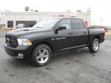 2011 Brilliant Black Crystal Pearl Dodge Ram 1500 Laramie Crew Cab #43880738