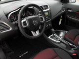 2011 Dodge Avenger Mainstreet Black/Red Interior