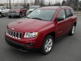 2011 Deep Cherry Red Crystal Pearl Jeep Compass 2.4 Latitude 4x4 #43881378