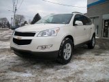 2011 White Diamond Tricoat Chevrolet Traverse LT AWD #43879976