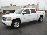 2009 Summit White Chevrolet Silverado 1500 LTZ Crew Cab 4x4 #43880825