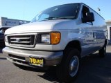 2004 Silver Metallic Ford E Series Van E350 Commercial #4385575