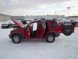2004 Flame Red Jeep Liberty Sport 4x4 #43880970