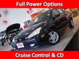 2001 Twilight Blue Metallic Ford Focus SE Sedan #43990988