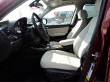 2011 BMW X3 xDrive 28i Oyster Nevada Leather Interior