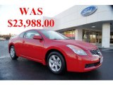 2009 Code Red Metallic Nissan Altima 2.5 S Coupe #43991013