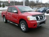 2005 Red Alert Nissan Titan SE Crew Cab 4x4 #43991894