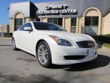 2008 Ivory Pearl White Infiniti G 37 Journey Coupe #43991460